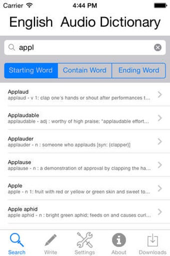 Image 0 for English Audio Dictionary …