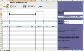 Imagen 0 para Hotel Invoice Template