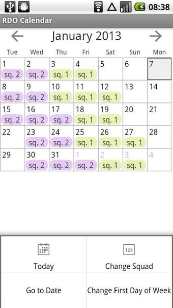 Image 0 for RDO Calendar