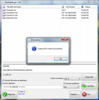 Image 0 for TextFileMerger