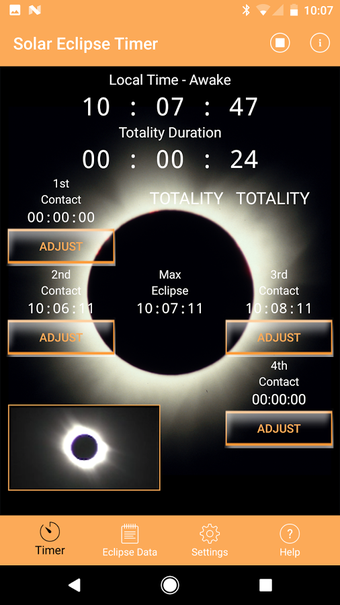 Imagen 4 para Solar Eclipse Timer