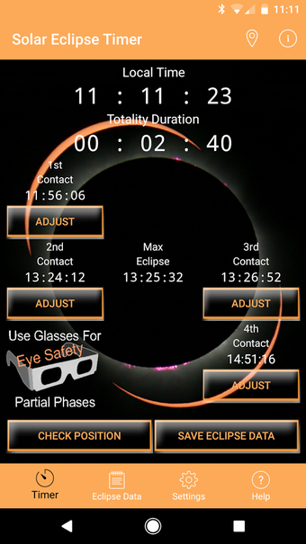 Imagen 3 para Solar Eclipse Timer
