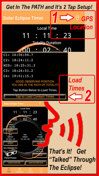 Imagen 2 para Solar Eclipse Timer