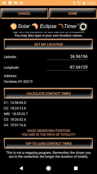 Imagen 0 para Solar Eclipse Timer