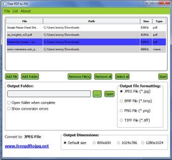 Imagen 1 para Free PDF to JPG Converter