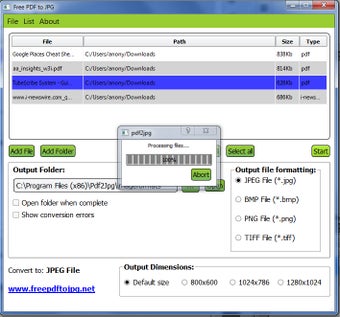 Image 0 for Free PDF to JPG Converter