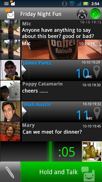 Imagen 1 para Voxer Walkie-Talkie