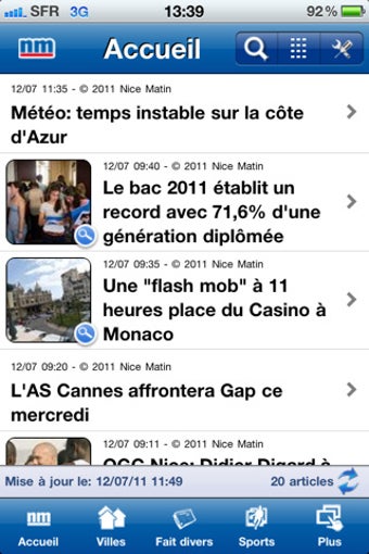Image 0 for nice-matin pour iPhone