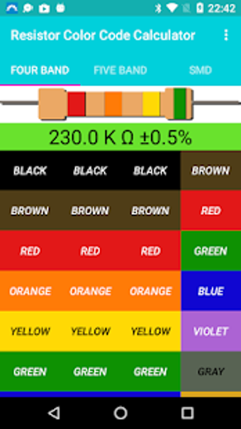 Image 1 for Resistor Color Code Calcu…