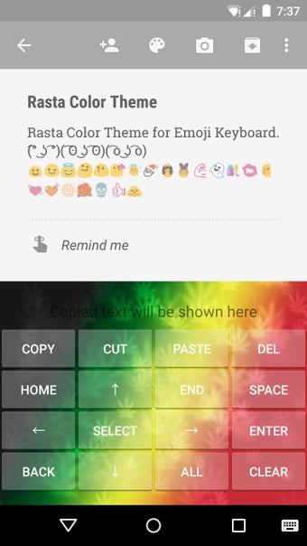 Image 0 for Rasta Color Emoji Keyboar…