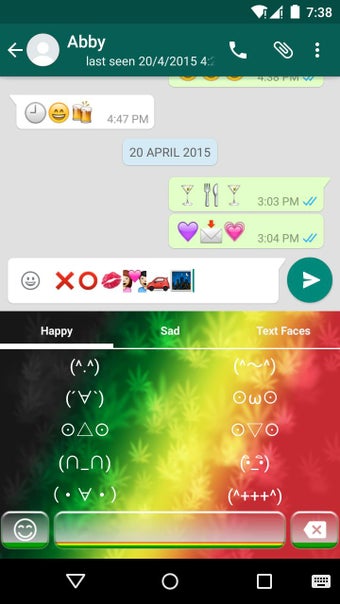 Image 3 for Rasta Color Emoji Keyboar…