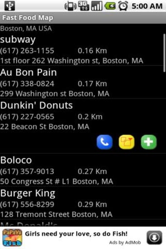 Image 1 for Fast Food Map