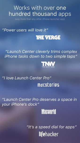Image 1 for Launch Center Pro