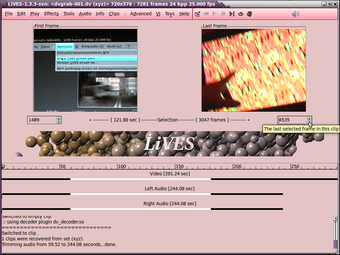 Image 0 for LiVES for Fedora (32-bit)