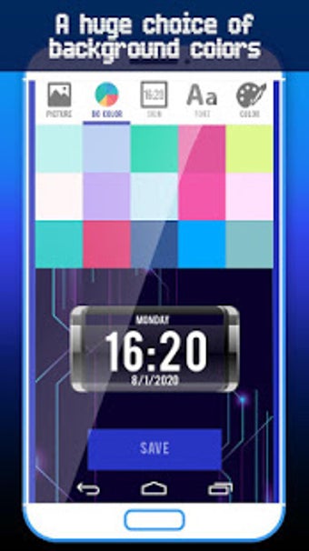 Imagen 3 para Big Digital Clock Live Wa…
