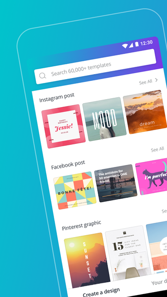 Imagen 3 para Canva: Graphic design & p…
