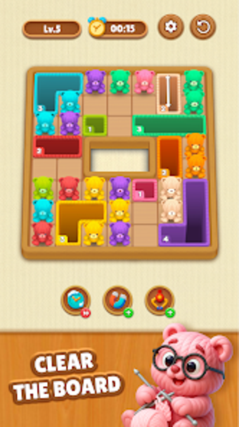Image 0 for Bear Knit: Color puzzle
