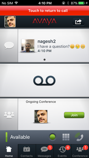 Image 1 for Avaya one-X Mobile Prefer…