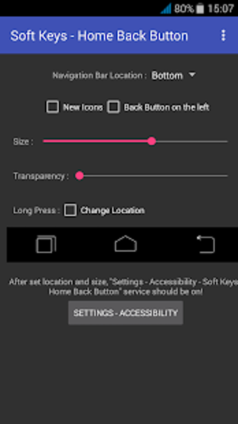 Image 1 for Soft Keys - Home Back But…
