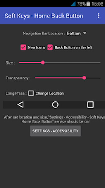 Imagen 1 para Soft Keys - Home Back But…