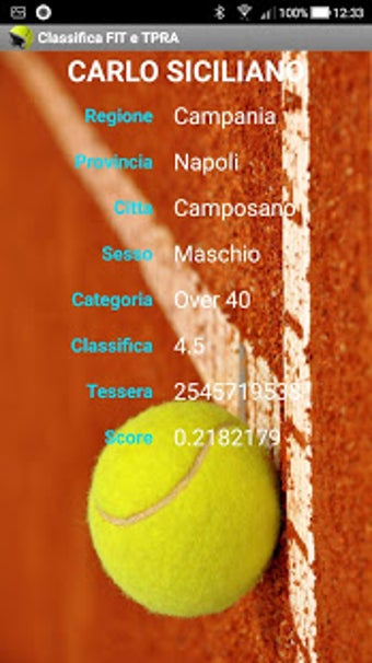 Imagen 0 para Tennis - Classifica FIT e…