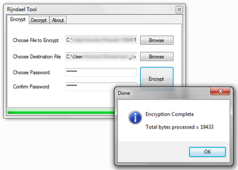 Image 0 for Rijndael File Encryption …