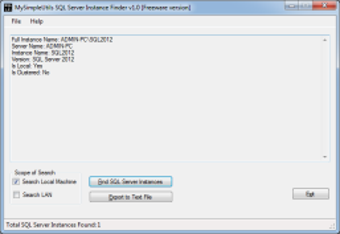 Image 0 for MySimpleUtils SQL Server …