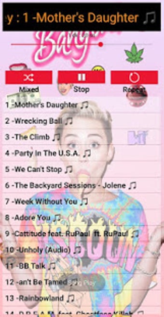 Imagen 1 para Miley Cyrus Songs Offline