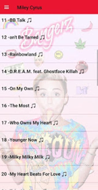 Imagen 3 para Miley Cyrus Songs Offline