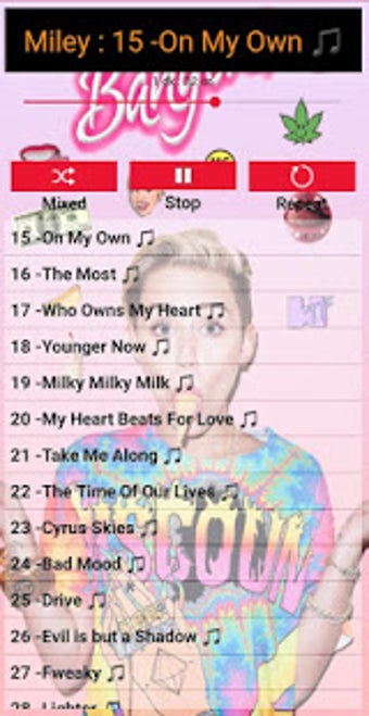 Image 1 for Miley Cyrus Songs Offline