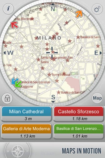 Imagen 0 para Milan on foot : Offline M…
