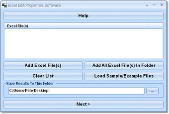 Imagen 0 para Excel Edit Properties Sof…