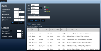 Image 0 for MAF VE calculator for Win…