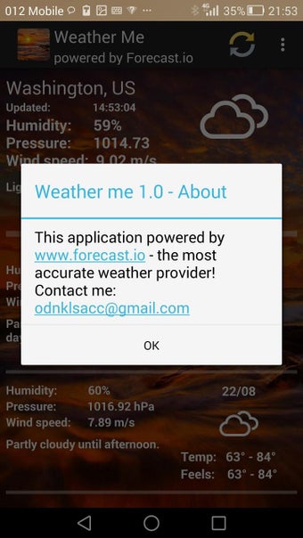 Image 0 for Weather Me with forecast.…