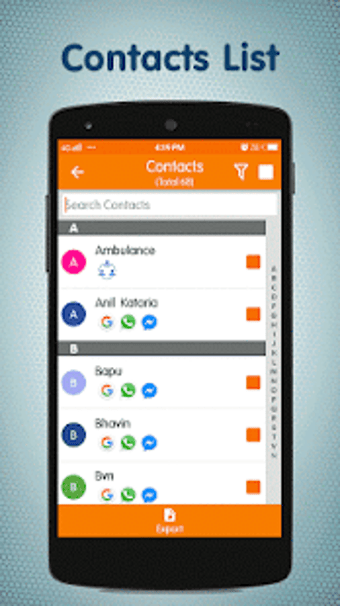 Image 3 for Contacts Backup & Restore