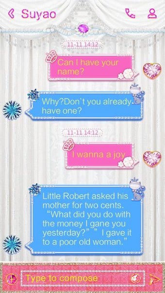 Imagen 2 para GO SMS PRO ANGEL TEARS TH…