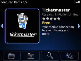 Imagen 1 para BlackBerry App World