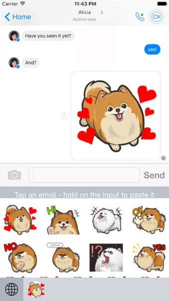 Image 1 for Pomoji - Pomeranian Emoji…