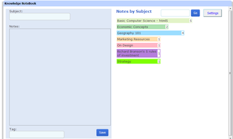 Imagen 0 para Knowledge NoteBook