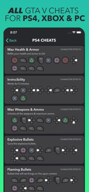 Image 0 for All Cheats for GTA 5 (V) …