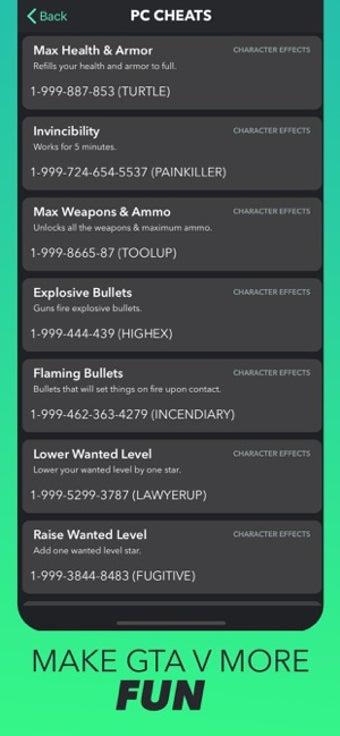 Image 1 for All Cheats for GTA 5 (V) …