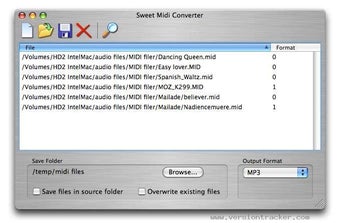 Image 0 for Sweet MIDI Converter