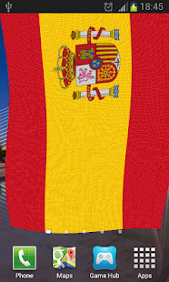 Imagen 1 para Spain Flag Live Wallpaper