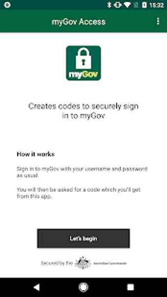Imagen 1 para myGov Access - code creat…