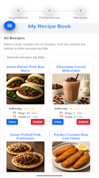 Imagen 0 para Recipe Finder: AI Ingredi…