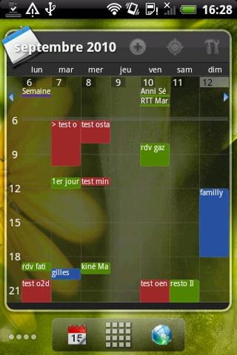 Image 1 for Pure Grid Calendar Widget