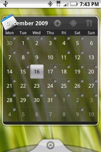 Image 0 for Pure Grid Calendar Widget