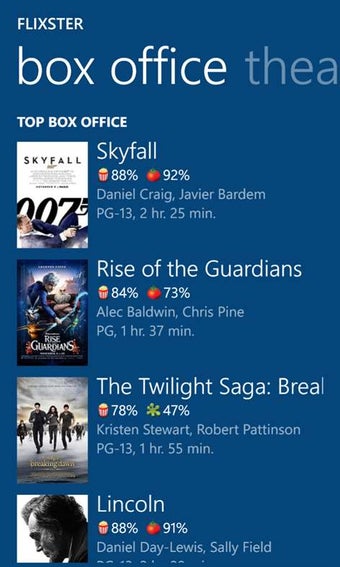 Imagen 2 para Flixster for Windows 10