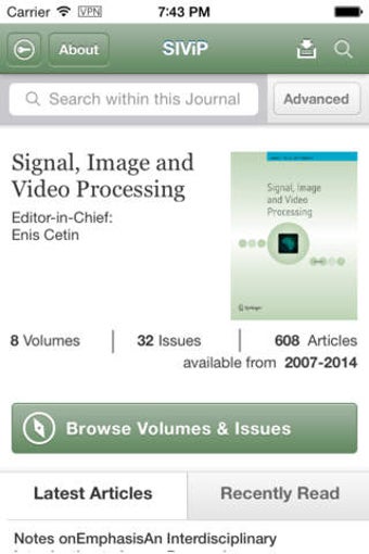 Imagen 0 para J of Signal Image Video P…