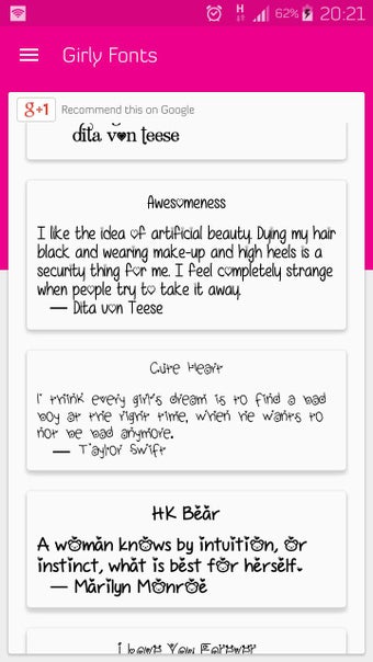 Imagen 2 para Girly Fonts for FlipFont